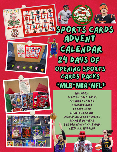Sports cards advent calendar - cards,
