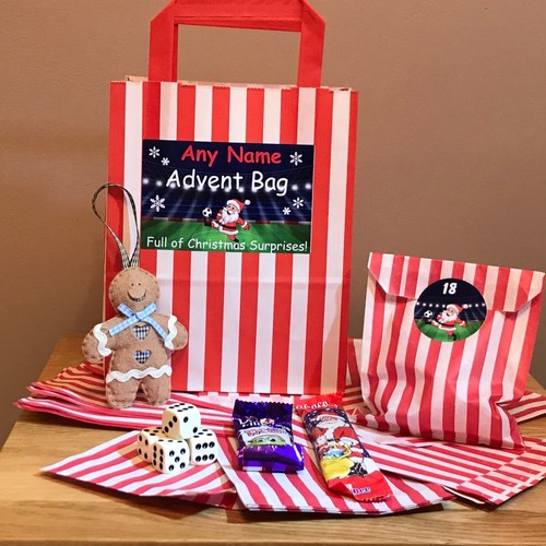 Personalised football advent - personalised,
