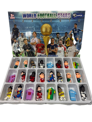 World football stars advent - stars,