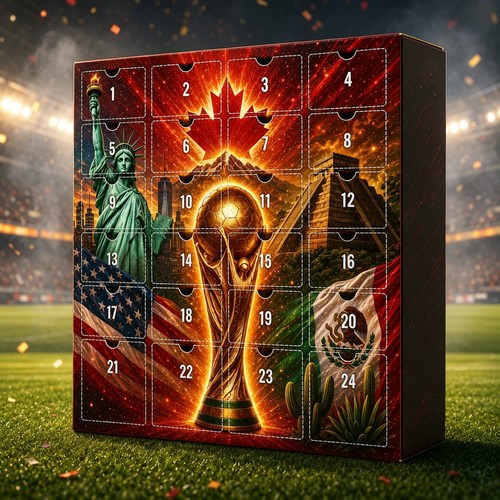 Football advent calendar 2026 - football,