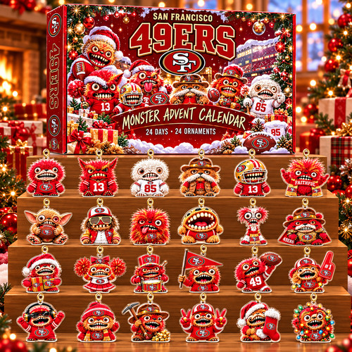 49ers monster advent calendar - 49ers,